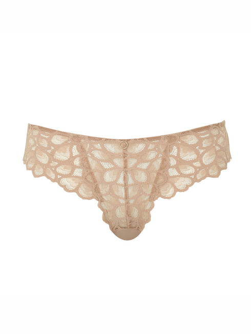 Panache Allure Brazilian – Spitzen-Slip (Honey/Nude)