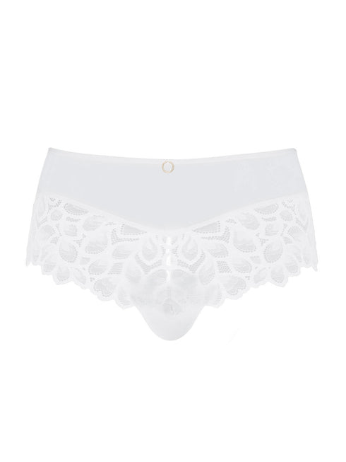 Panache Allure Deep Brief – High-Waist-Spitzen-Slip (Ivory)