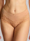 Panache Allure Deep Brief – High-Waist-Spitzen-Slip (Honey)