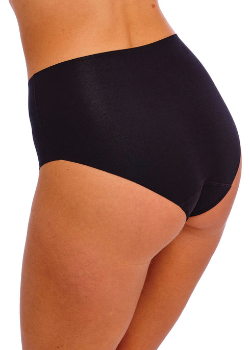 Wacoal Accord Black High-Neck Briefs