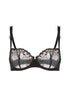 Halbschale Bügel-BH Ebenholzschwarz DELICE SIMONE PÉRÈLE