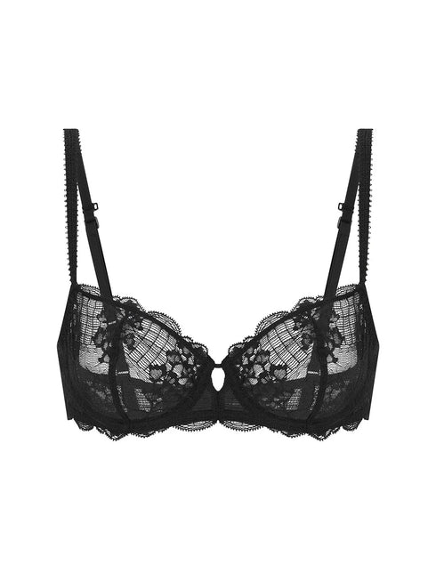 Halbschale Bügel-BH Schwarz REVE SIMONE PÉRÈLE