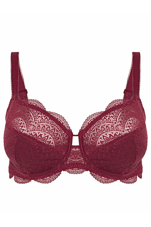 Extra Halt Bügel-BH Spinellrot KARMA SIMONE PÉRÈLE