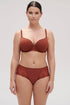 Spacer-Bügel-BH Plunge Cayon Brown ANDORA SIMONE PÉRÈLE