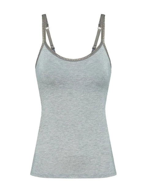Top Meliertes Grau ILLUSION SIMONE PÉRÈLE