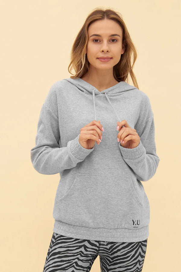 Rösch Kapuzen-Sweatshirt mit langen Ärmeln (1/1) und Taschen