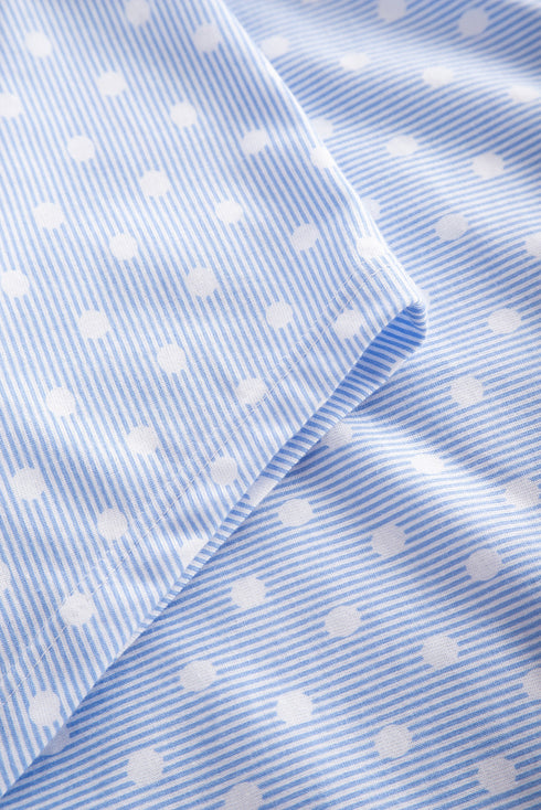 Rösch Pyjama mit 1/2-Ärmeln, Rundhalsausschnitt und 7/8-Hose