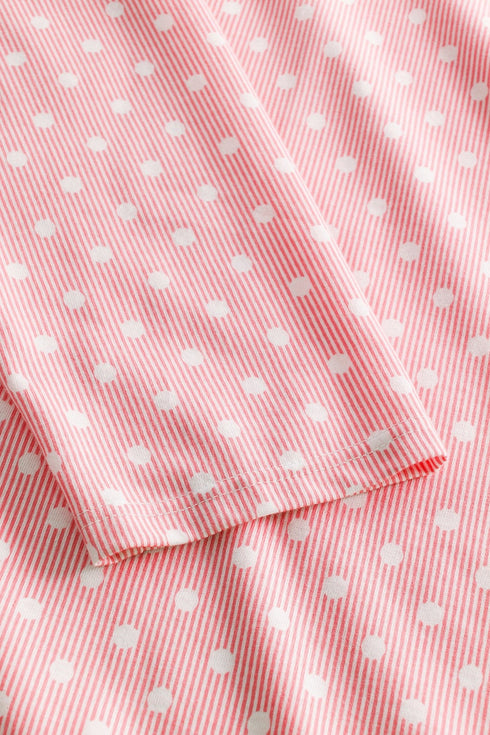 Rösch Pyjama „Tupfen“ mit Rundhalsausschnitt