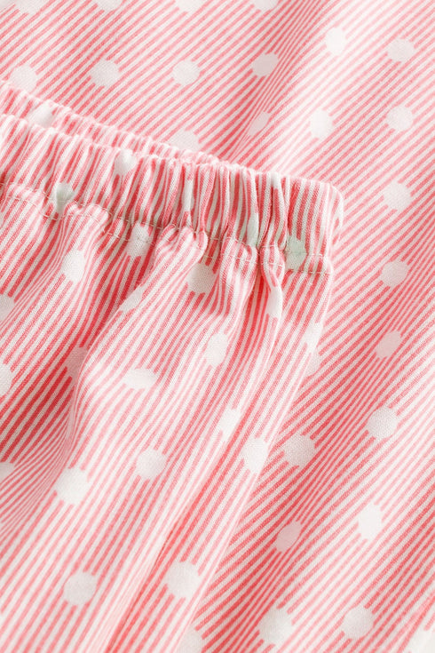 Rösch Pyjama „Tupfen“ mit Rundhalsausschnitt