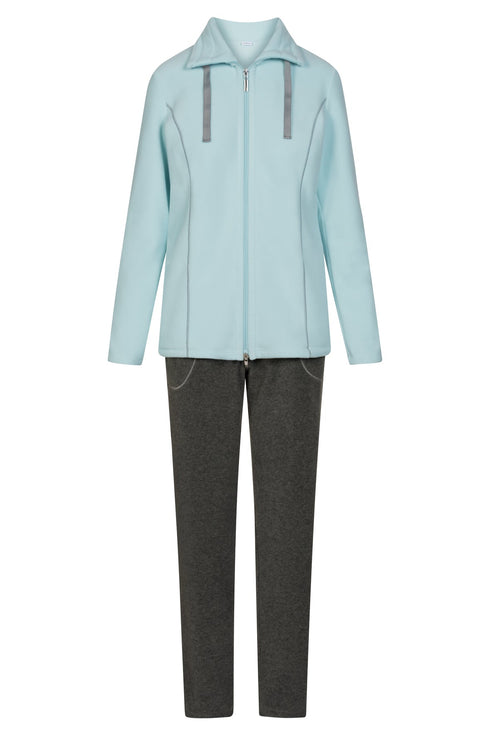 Rösch Hausanzug Mint-Grau