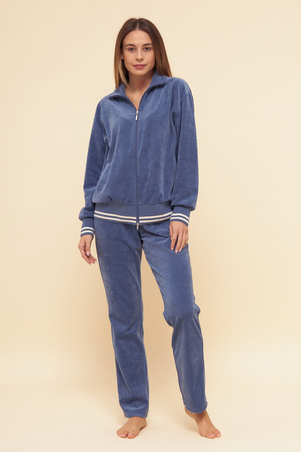 Rösch Lounge-Set mit Reißverschluss, langen Ärmeln (1/1) und langen Hosen