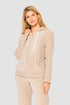 Rösch Lounge-Set – Kapuzenjacke (Zip) und Hose heather nature