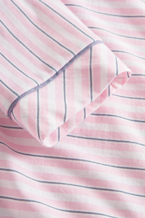 Rösch Nachthemd mit Reverskragen, durchgehender Knopfleiste und 1/2-Ärmeln