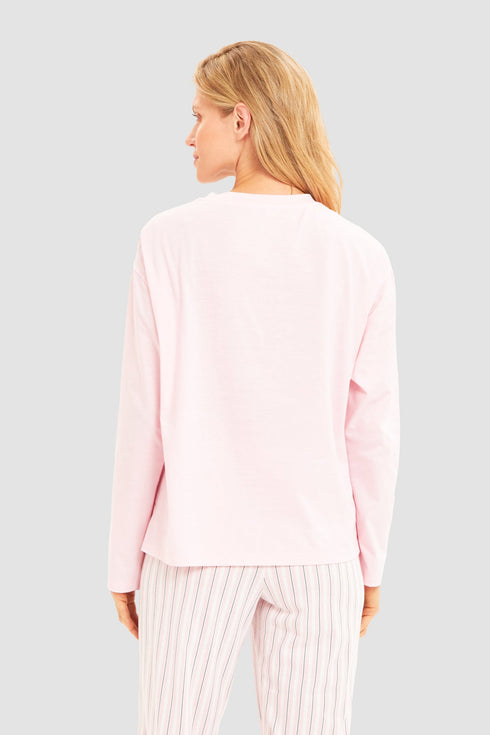 Rösch Langarm-Shirt „Plane Color“ mit Rundhalsausschnitt