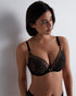 AUBADE Gemoldeter Push-Up BH ILLUSION FAUVE Black