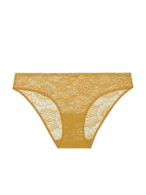 Slip Golden Yellow EMBLÈME SIMONE PÉRÈLE