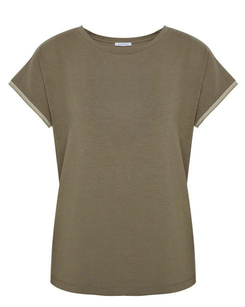 T-shirt Vert Argile AURORE SIMONE PÉRÈLE