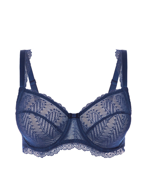 Simone Perele Spitzen-Bügel-BH Mitternacht