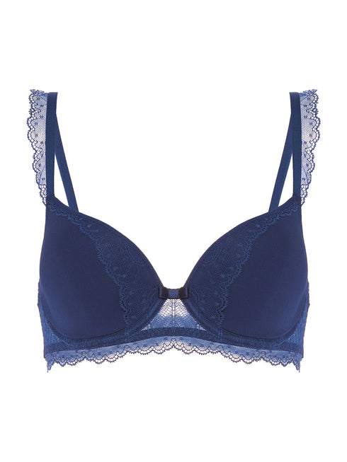 Simone Perele Canopee Spacer-BH mit tiefem Dekolleté – Mitternacht