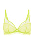 Simone Perele Canopee Spitzen-BH mit Bügel – Triangel, tiefes Décolleté Lime