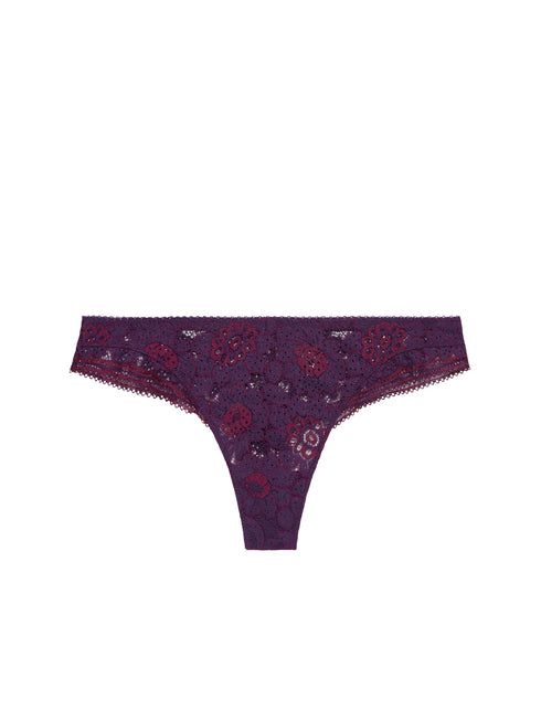 Simone Perele Festive Tanga Violett