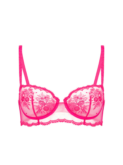 SIMONE PÉRÈLE Halbschale Bügel-BH Disco Pink INTRIGUE