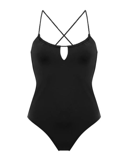 Bügelloser Badeanzug Schwarz SELECT SIMONE PÉRÈLE