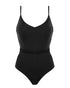 Bügelloser gepolsterter Badeanzug Schwarz SELECT SIMONE PÉRÈLE