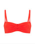 Bandeau-Bikini-BH mit Bügeln Pomegranat SELECT SIMONE PÉRÈLE