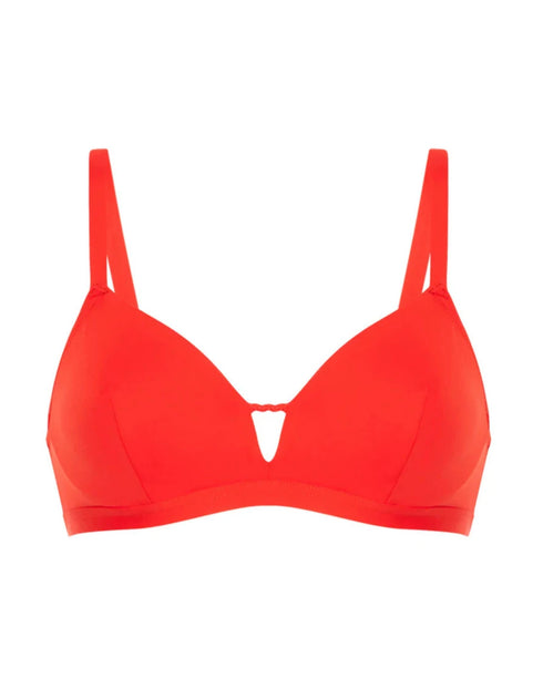 Triangel-Bikini-BH mit Bügeln Pomegranat SELECT SIMONE PÉRÈLE