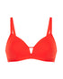 Triangel-Bikini-BH mit Bügeln Pomegranat SELECT SIMONE PÉRÈLE