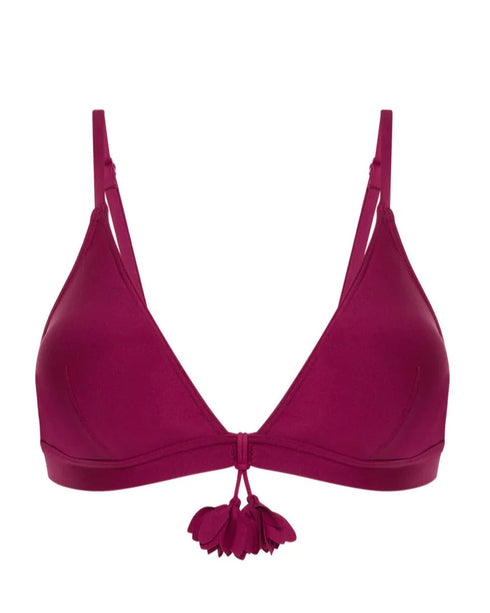 Bügelloser Triangel-Bikini-BH Cranberry MIRACLE SIMONE PÉRÈLE