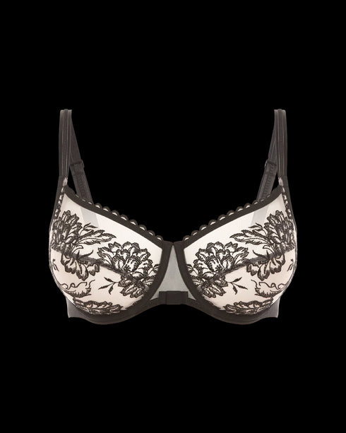 Full-Cup-Bügel-BH Marine/bronze ROMANCE SIMONE PÉRÈLE