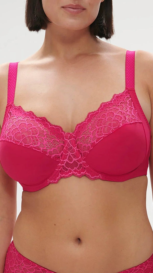 Full-Cup Bügel-BH Teaberry Pink CARESSE SIMONE PÉRÈLE