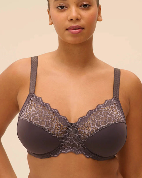 Full-Cup Bügel-BH Grau CARESSE SIMONE PÉRÈLE