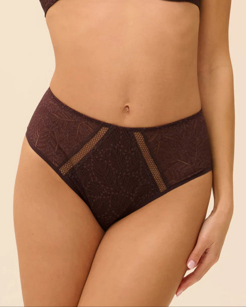 Taillen-Slip Brun Foncé COMETE SIMONE PÉRÈLE