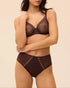 Taillen-Slip Brun Foncé COMETE SIMONE PÉRÈLE