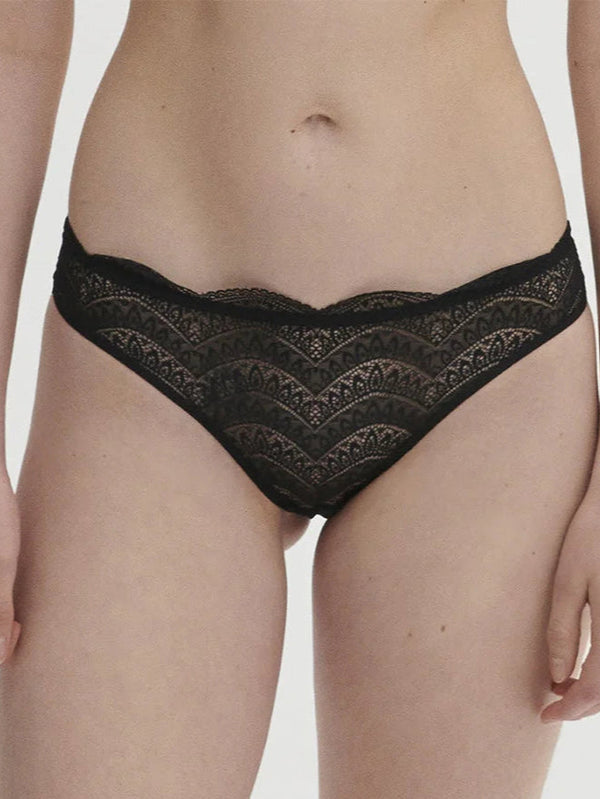 Slip Schwarz KARMA SIMONE PÉRÈLE