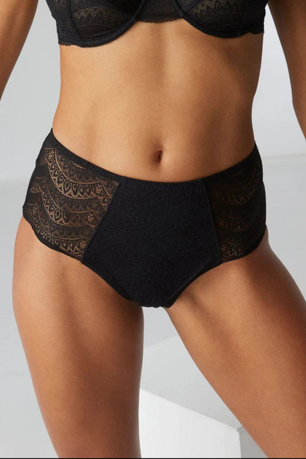 Taillenslip Schwarz KARMA SIMONE PÉRÈLE