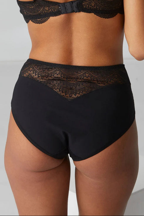 Taillenslip Schwarz KARMA SIMONE PÉRÈLE