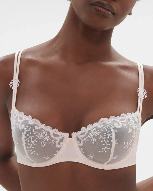 Halbschale Bügel-BH Puder DELICE SIMONE PÉRÈLE