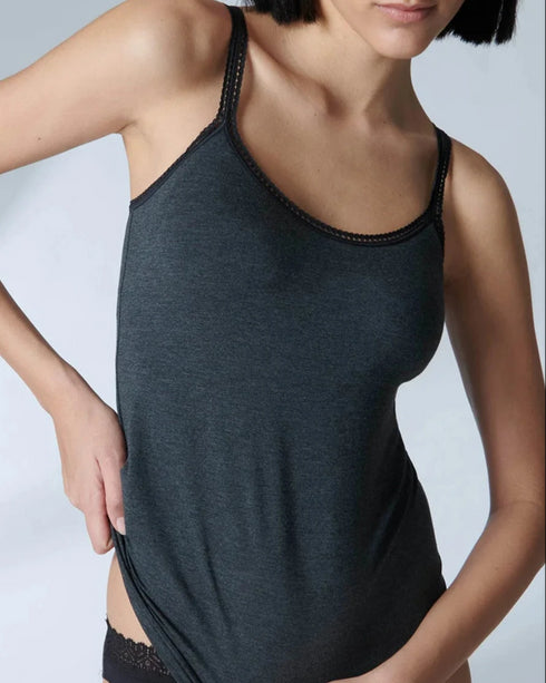 Top Meliertes Anthrazit ILLUSION SIMONE PÉRÈLE
