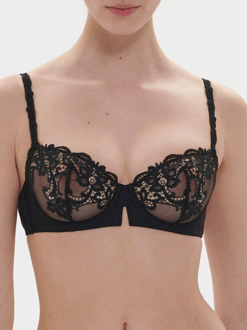Halbschale Bügel-BH Schwarz SAGA SIMONE PÉRÈLE
