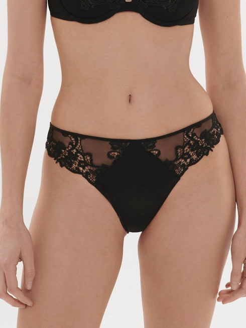 Slip Schwarz SAGA SIMONE PÉRÈLE