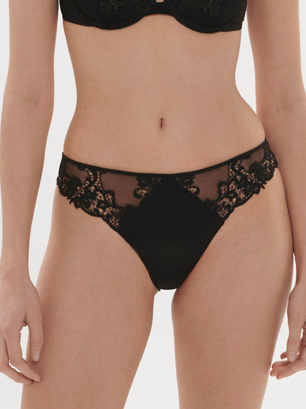 Slip Schwarz SAGA SIMONE PÉRÈLE