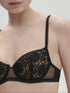 Bügel-BH Halbschale Schwarz AMAZONE SIMONE PÉRÈLE