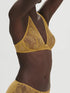 Bügelloser Triangel BH Golden Yellow EMBLÈME SIMONE PÉRÈLE