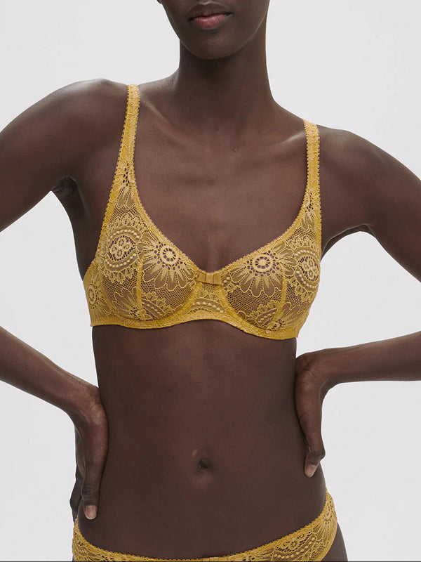 Bügel-BH Extra Halt Golden Yellow EMBLÈME SIMONE PÉRÈLE
