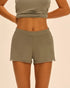Nightshort Vert Argile AURORE SIMONE PÉRÈLE