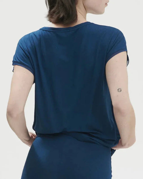 T-shirt Bleu Poséidon AURORE SIMONE PÉRÈLE